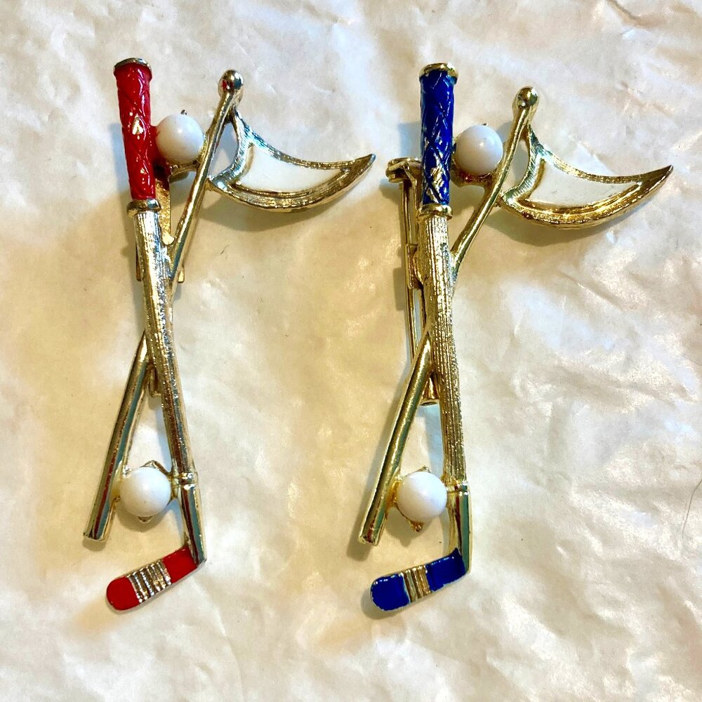 Vintage Gerrys golf brooches--your choice $10 each